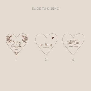 Pack Abridor o Espejo Corazón Nupcial