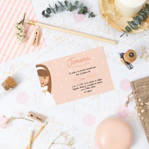 Invitación Niña Horizontal Invitación Niña Horizontal