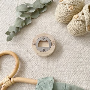 Pack Abridor o Espejo Madera Bautizo