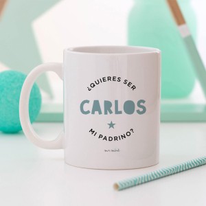 Taza ¿Quieres ser mi padrino?